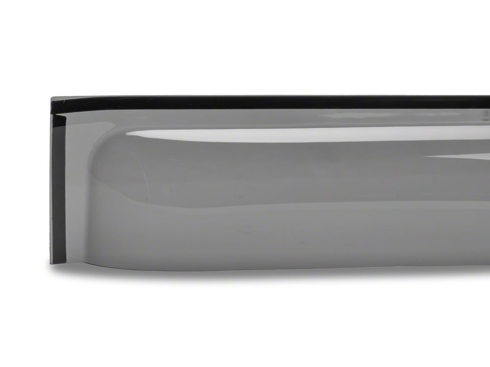RedRock Tape-On Window Deflectors; Front and Rear; Smoked (20-25 Jeep Gladiator JT)