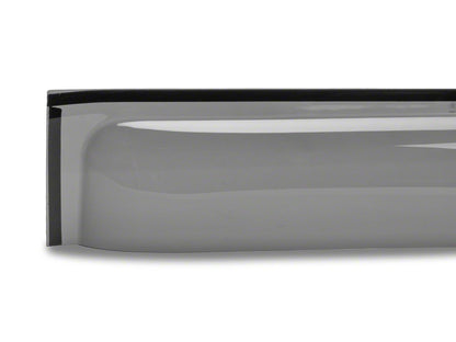 RedRock Tape-On Window Deflectors; Front and Rear; Smoked (20-25 Jeep Gladiator JT)