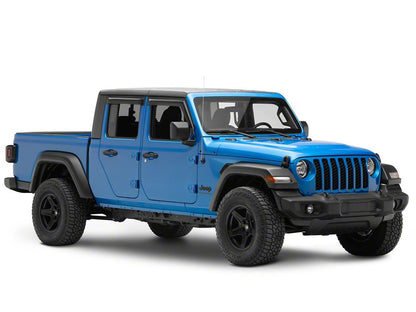 RedRock Tape-On Window Deflectors; Front and Rear; Smoked (20-25 Jeep Gladiator JT)