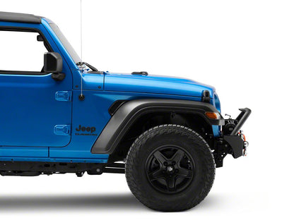 Jeep Licensed by RedRock Stubby Front Winch Bumper with Jeep Logo (20-25 Jeep Gladiator JT)