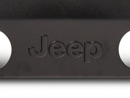 Jeep Licensed by RedRock Stubby Front Winch Bumper with Jeep Logo (20-25 Jeep Gladiator JT)