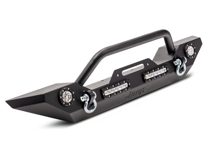 Jeep Licensed by RedRock Trail Force HD Front Bumper with LED Lights and Jeep Logo (20-25 Jeep Gladiator JT)