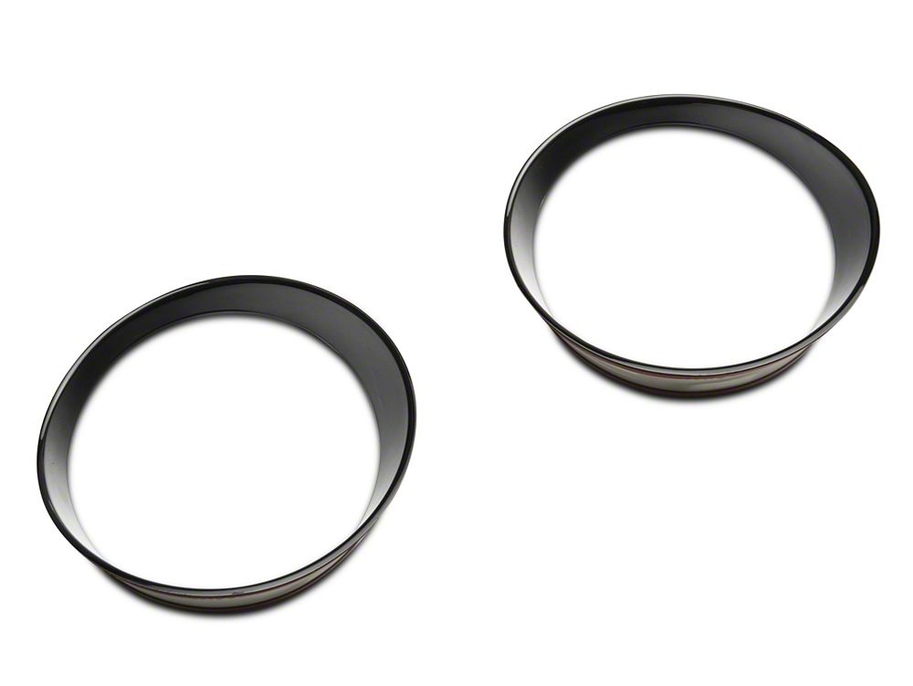 RedRock Headlight Trim; Black (20-25 Jeep Gladiator JT)