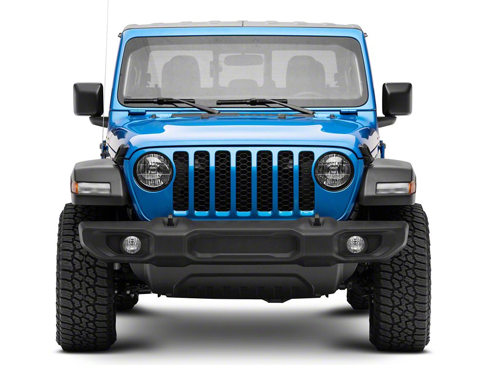 RedRock Headlight Trim; Black (20-25 Jeep Gladiator JT)