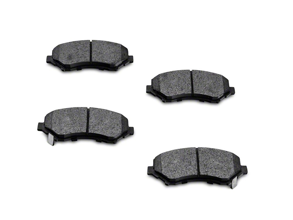 RedRock Cross-Drilled and Slotted Brake Rotor and Pad Kit; Front (20-22 Jeep Gladiator JT)