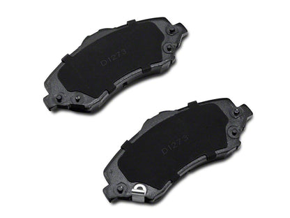 RedRock Cross-Drilled and Slotted Brake Rotor and Pad Kit; Front (20-22 Jeep Gladiator JT)