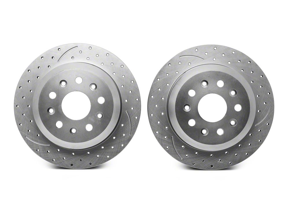 RedRock Solid Brake Rotor and Pad Kit; Rear (20-25 Jeep Gladiator JT)
