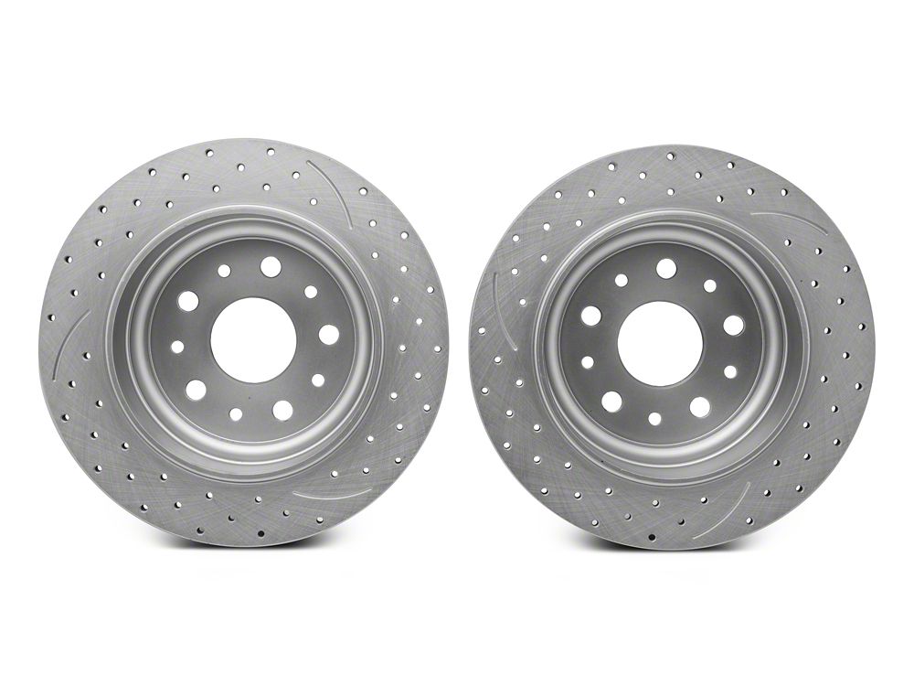 RedRock Solid Brake Rotor and Pad Kit; Rear (20-25 Jeep Gladiator JT)