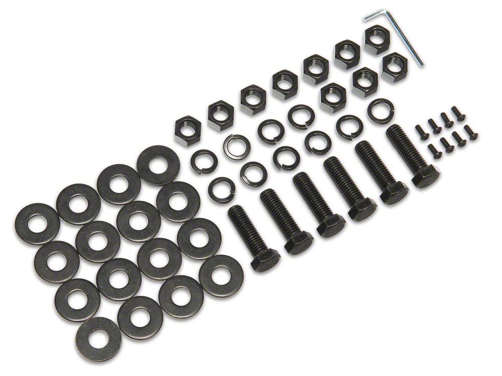 Jeep Licensed by RedRock Replacement Bumper Hardware Kit for JG19329 Only (20-25 Jeep Gladiator JT)