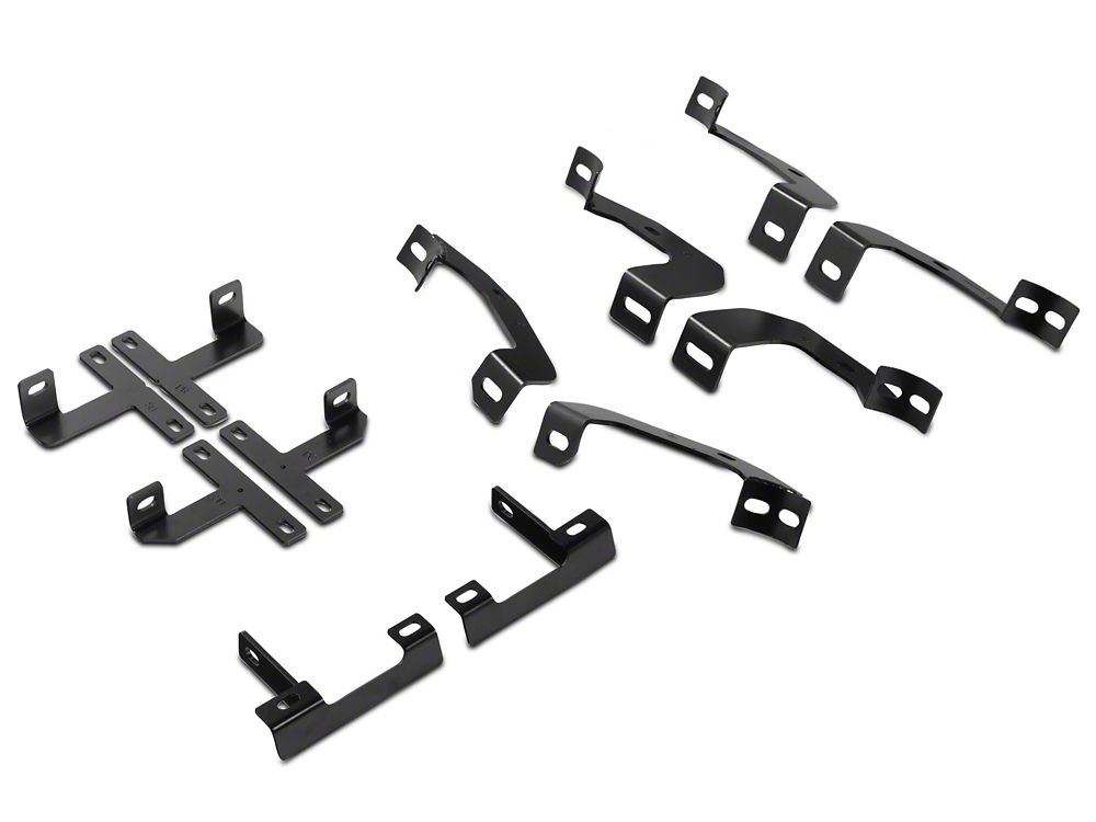 Jeep Licensed by RedRock Replacement Side Step Bar Hardware Kit for JG19327 Only (20-25 Jeep Gladiator JT)
