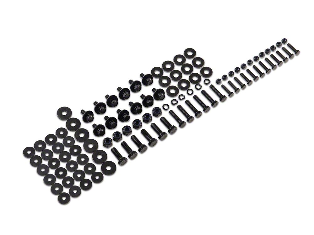 Jeep Licensed by RedRock Replacement Side Step Bar Hardware Kit for JG19327 Only (20-25 Jeep Gladiator JT)