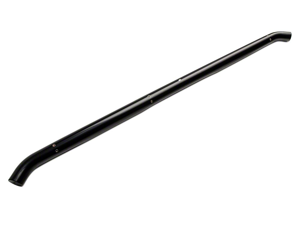 RedRock 3-Inch Round Side Step Bars; Semi-Gloss Black (20-25 Jeep Gladiator JT)