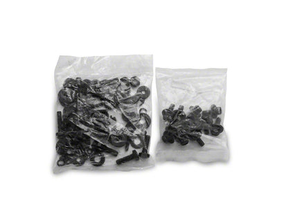 RedRock 3-Inch Round Side Step Bars; Semi-Gloss Black (20-25 Jeep Gladiator JT)