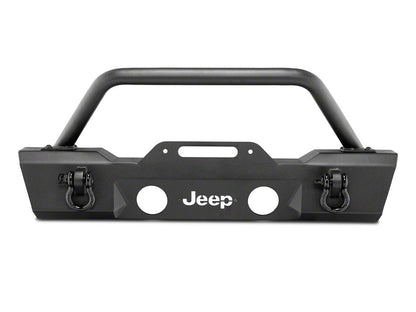 Jeep Licensed by RedRock HD Stubby Front Bumper with Backlight LED Jeep Logo (20-25 Jeep Gladiator JT)