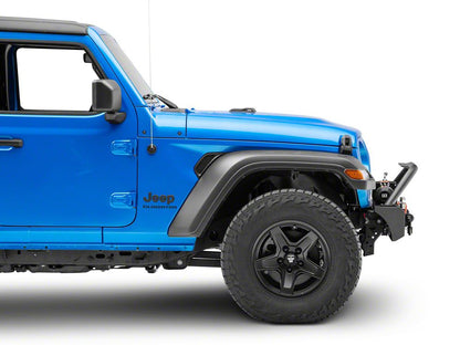 Jeep Licensed by RedRock HD Stubby Front Bumper with Backlight LED Jeep Logo (20-25 Jeep Gladiator JT)