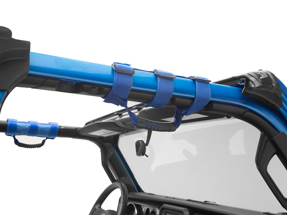 RedRock Roll Bar Grab Handles; Black (20-25 Jeep Gladiator JT)