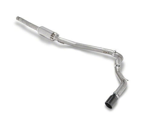 RedRock Single Exhaust System with Black Tip; Side Exit (20-25 3.6L Jeep Gladiator JT)
