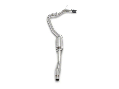RedRock Single Exhaust System with Black Tip; Side Exit (20-25 3.6L Jeep Gladiator JT)