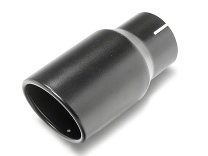 RedRock Single Exhaust System with Black Tip; Side Exit (20-25 3.6L Jeep Gladiator JT)