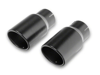 RedRock Dual Exhaust System with Black Tips; Side Exit (20-25 3.6L Jeep Gladiator JT)