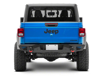 Jeep Licensed by RedRock HD Crawler Rear Bumper with Jeep Logo (20-25 Jeep Gladiator JT)