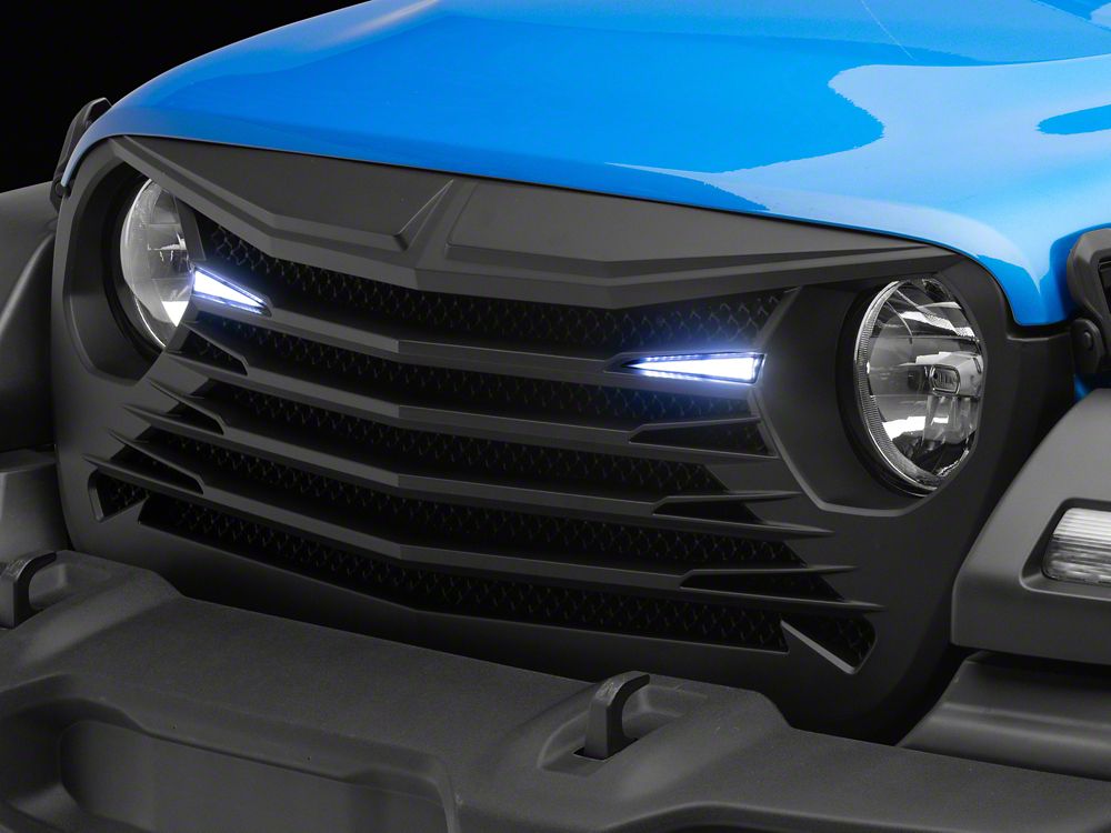 RedRock Tomahawk Grille with LED Lighting (20-25 Jeep Gladiator JT)