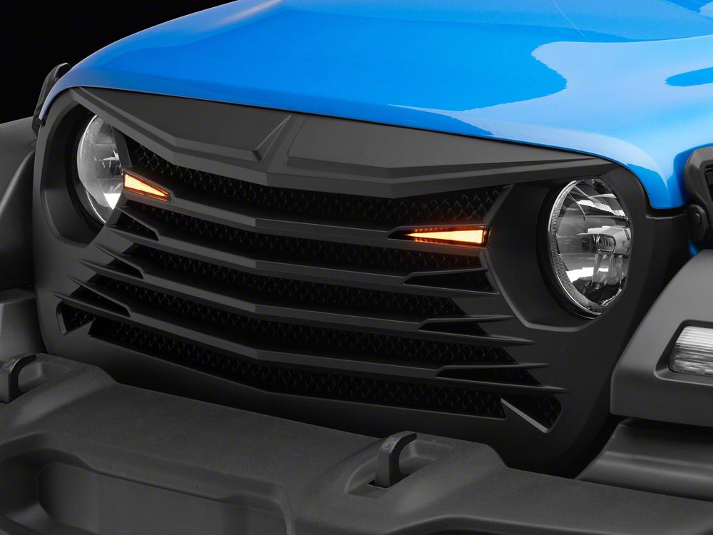 RedRock Tomahawk Grille with LED Lighting (20-25 Jeep Gladiator JT)
