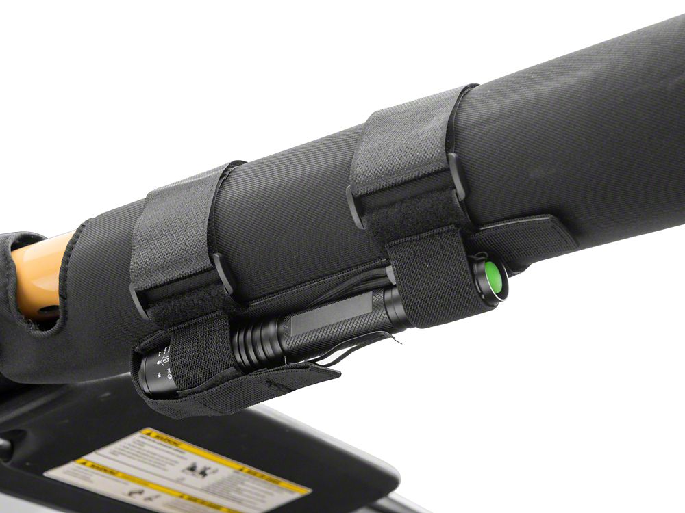 RedRock Roll Bar Mounted Flashlight Holder with LED Flashlight (20-25 Jeep Gladiator JT)