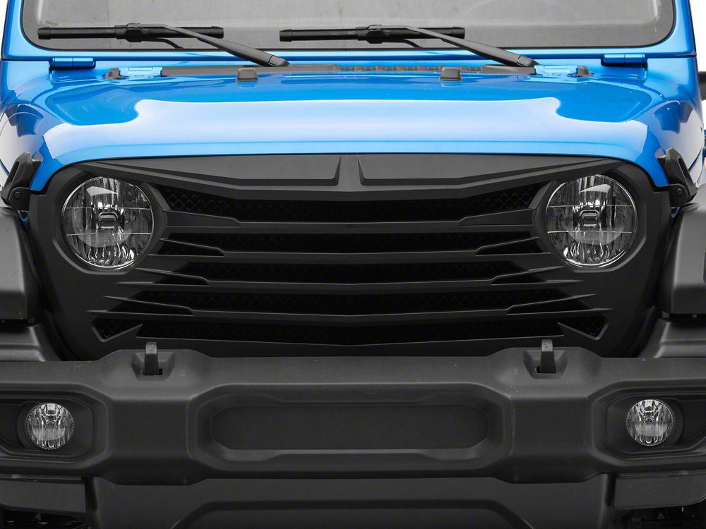 RedRock Tomahawk Grille; Matte Black (20-25 Jeep Gladiator JT)