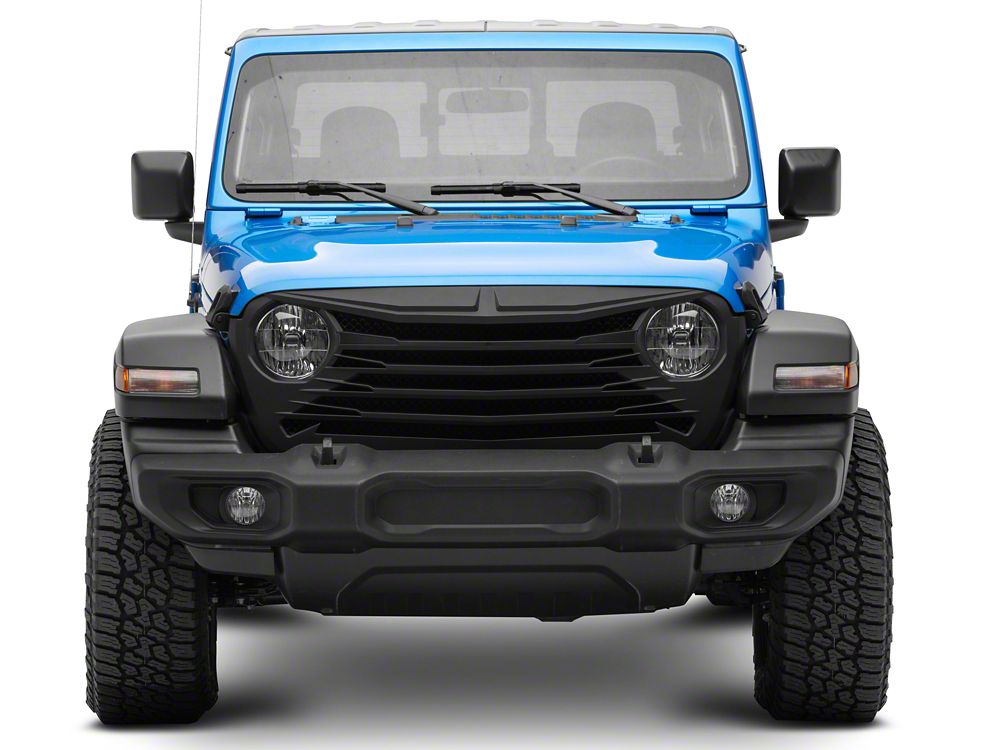 RedRock Tomahawk Grille; Matte Black (20-25 Jeep Gladiator JT)