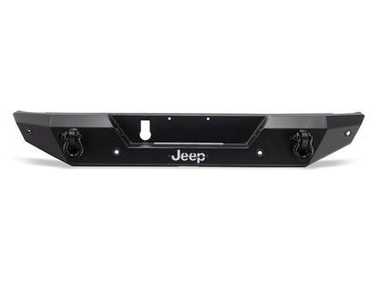 Jeep Licensed by RedRock HD Rear Bumper with LED Jeep Logo Backlight (20-25 Jeep Gladiator JT)