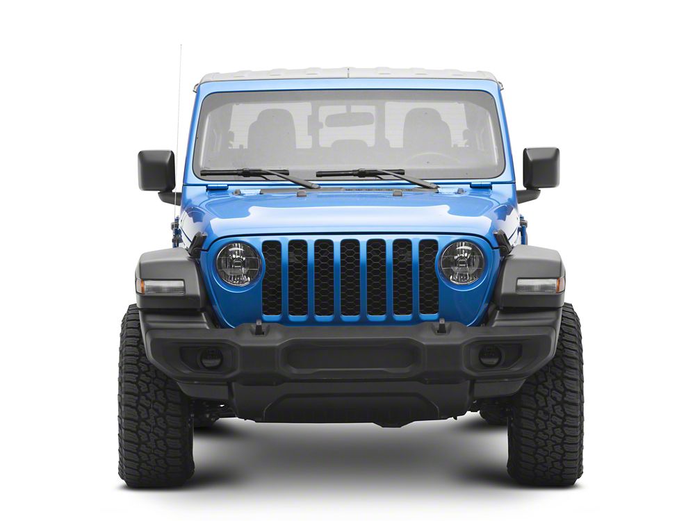 RedRock Fog Light Covers; Smoked (20-25 Jeep Gladiator JT Sport)