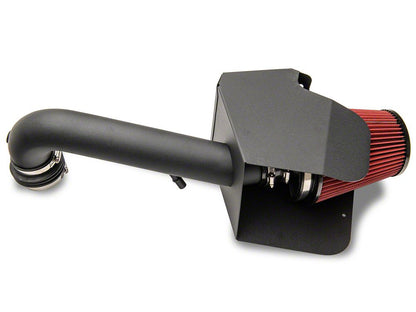 RedRock Cold Air Intake; Textured Black (20-25 3.6L Jeep Gladiator JT)