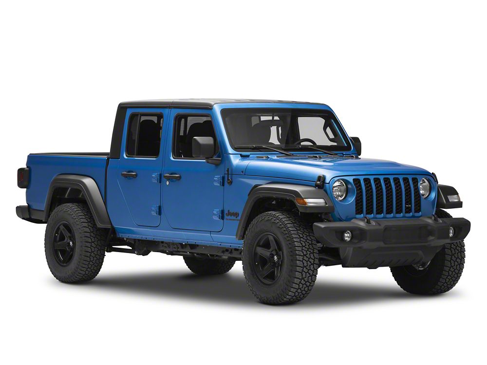 RedRock Short Billet Black Antenna; 5-Inch (20-23 Jeep Gladiator JT)