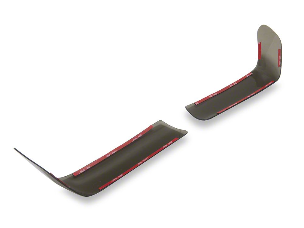 RedRock Fender Turn Signal Light Covers; Smoked (20-25 Jeep Gladiator JT w/ LED Fender Lights)