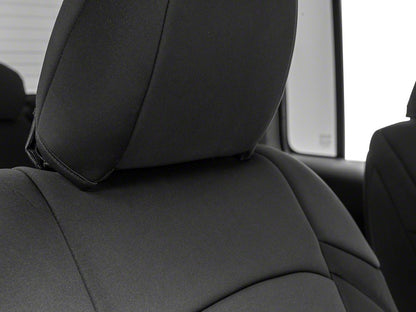 RedRock Custom Fit Front and Rear Seat Covers; Black (20-25 Jeep Gladiator JT)