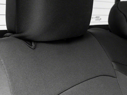 RedRock Custom Fit Front and Rear Seat Covers; Black (20-25 Jeep Gladiator JT)