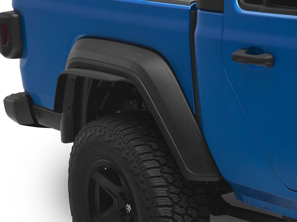 RedRock Fender Flare Extensions (20-25 Jeep Gladiator JT, Excluding Launch Edition, Mojave & Rubicon)