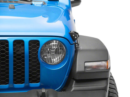 RedRock Billet Hood Catch Kit; Star (20-25 Jeep Gladiator JT)