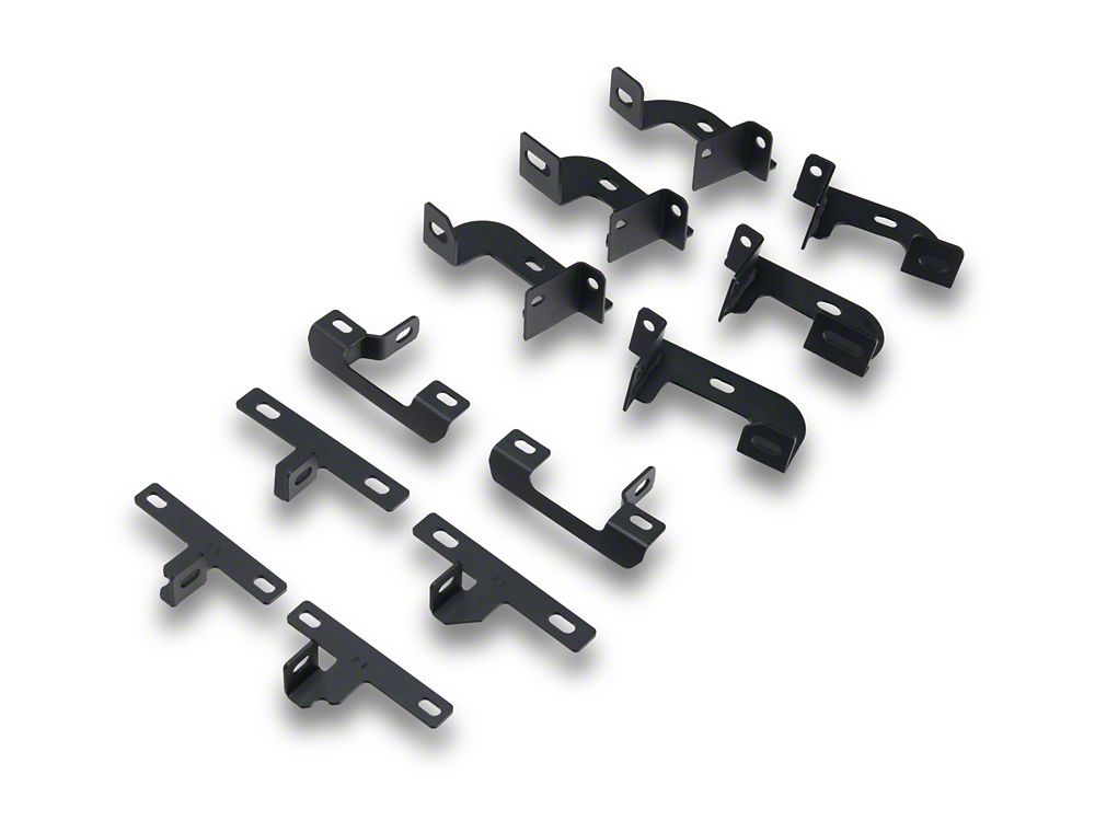 RedRock TC3 HD Rocker Steps; Textured Black (20-25 Jeep Gladiator JT)