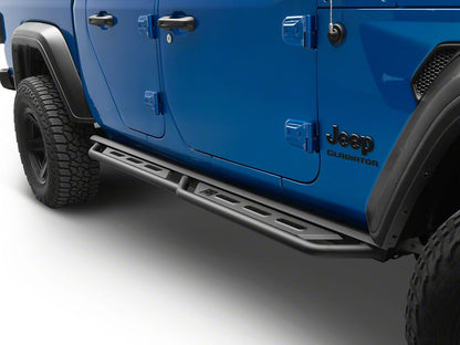 RedRock TC3 HD Rocker Steps; Textured Black (20-25 Jeep Gladiator JT)