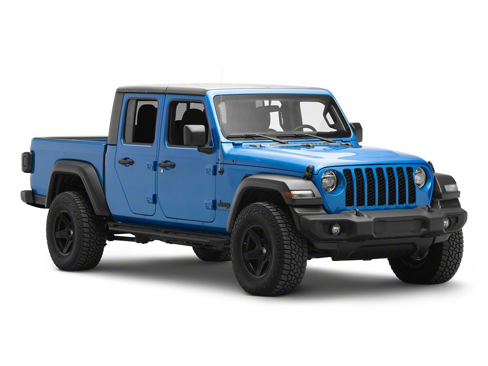 RedRock TC3 HD Rocker Steps; Textured Black (20-25 Jeep Gladiator JT)
