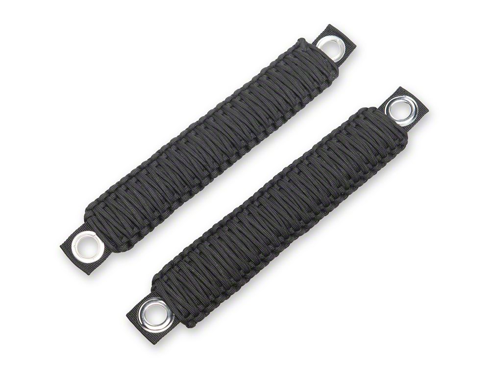 RedRock Headrest Grab Handles; Black (20-25 Jeep Gladiator JT)