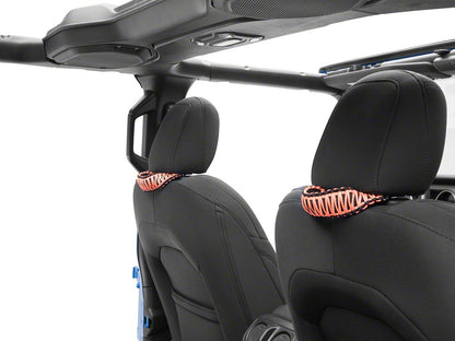 RedRock Headrest Grab Handles; Orange (20-25 Jeep Gladiator JT)