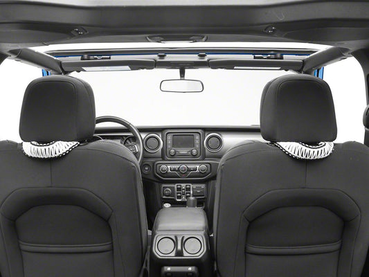 RedRock Headrest Grab Handles; White (20-25 Jeep Gladiator JT)
