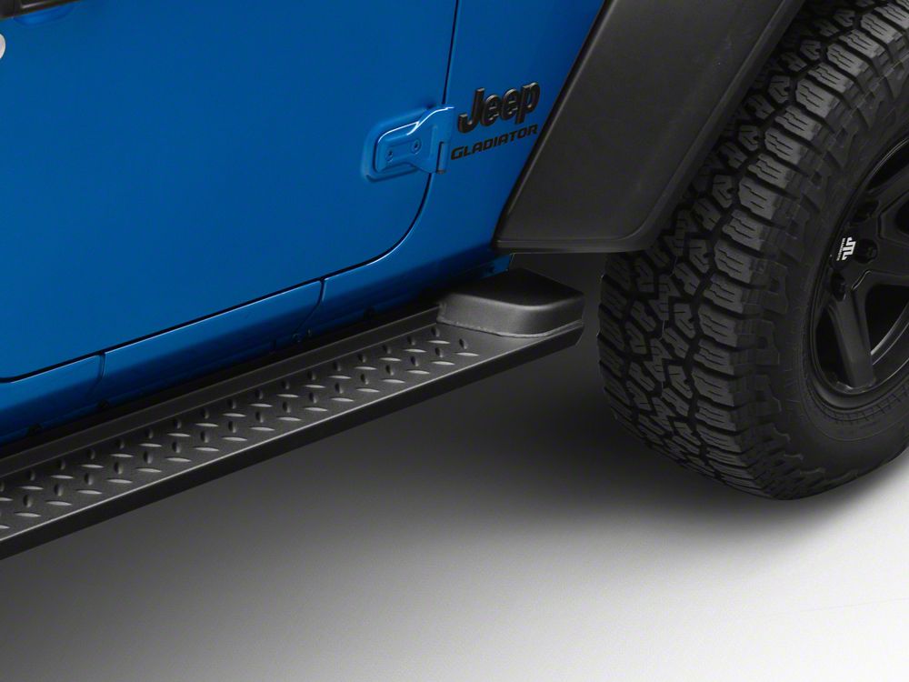 RedRock Heavy Duty Steel OE Style Side Step Bars (20-25 Jeep Gladiator JT)