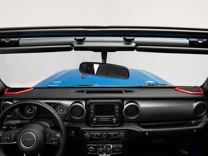 RedRock Door Speaker Trim; Red (20-25 Jeep Gladiator JT)