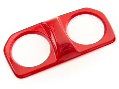RedRock Rear HVAC Vent Trim; Red (20-25 Jeep Gladiator JT)