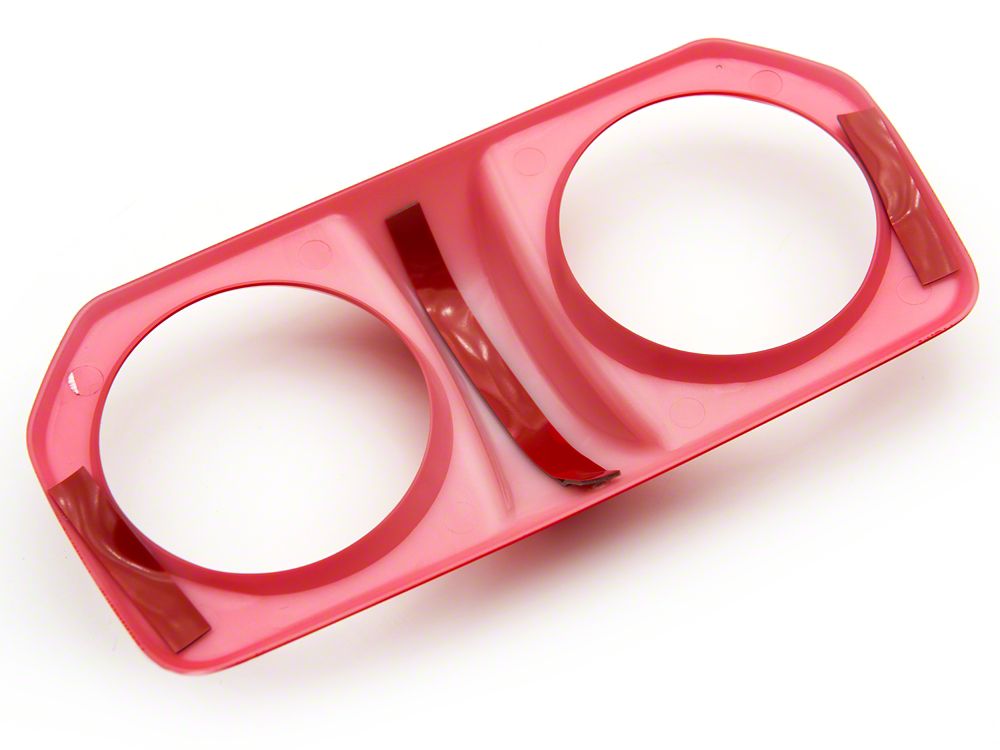RedRock Rear HVAC Vent Trim; Red (20-25 Jeep Gladiator JT)