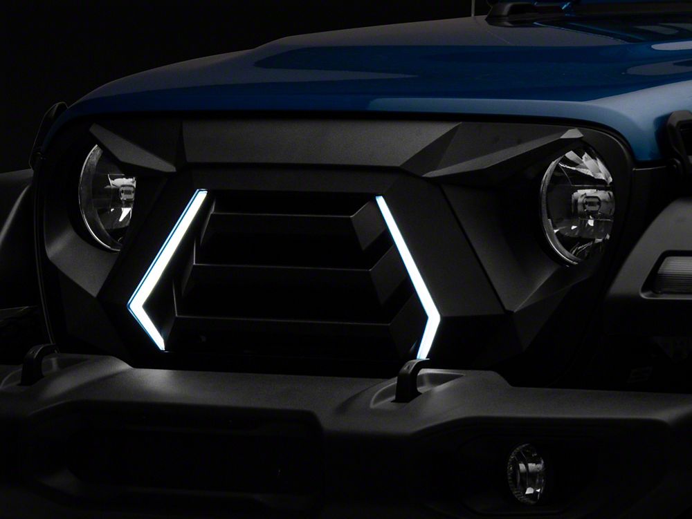 RedRock Goliath Grille with LED DRL (20-25 Jeep Gladiator JT w/o TrailCam)